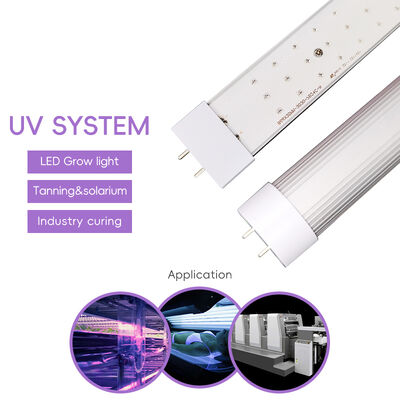 1.5M UV LED Tube 365nm 370nm 100W 120W Lâmpada UV LED para Cama de Bronzeamento e Fototerapia Médica 1.7M AC Design Solução Especialista