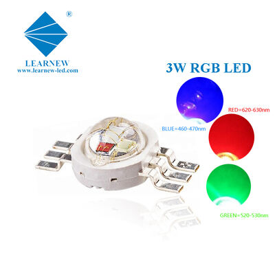 Chip LED de cobre puro 3w Rgb Led Array de alta potência Chip LED vermelho verde azul para iluminação de pista e iluminação de pista