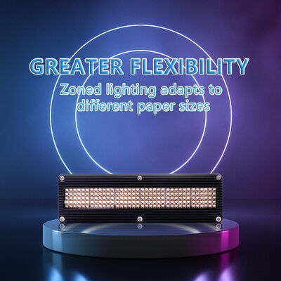 Long Life Span AC220V 1200W Curing UV LED System 395nm 310mm Longitude Máquinas de impressão 12w/cm2 0-12V Dimming Offset Printer