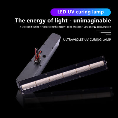 Long Life Span AC220V 1200W Curing UV LED System 395nm 310mm Longitude Máquinas de impressão 12w/cm2 0-12V Dimming Offset Printer