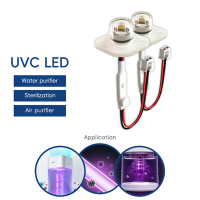 Módulo LED UV-C ECO de Alta Eficiência Preço UV 275nm DC12V UVC 0.5W 40mA IP68 DC24V Purificação de Água e Ar 6-10mW
