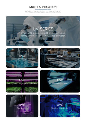 0.5W 3535 290-315nm UVB LED COB para suplemento de cálcio animal Tratamento médico e crescimento de plantas