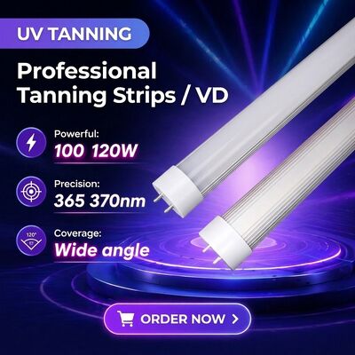 LEMBROS DE LIGHT TÉRÁPICA Rosto e Corpo Leito de bronzeamento preto UV Lâmpada de substituição de fototerapia LED