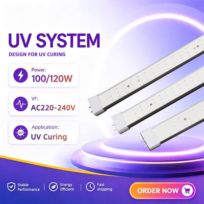 Tubo de bronzeamento UV eritêmico de alta eficiência 365Nm Uva 370Nm Uvb Longa vida útil 10000Hrs Lâmpada UV de substituição livre de mercúrio 100W-120W