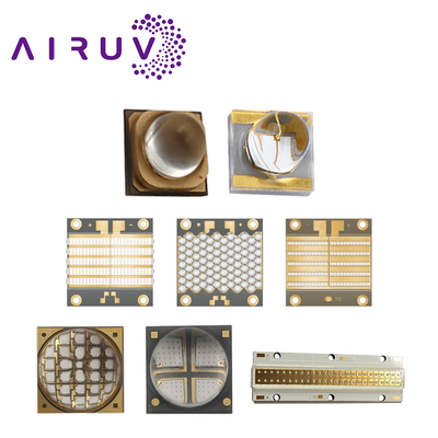 3.5x3.5mm UV LED Chip 1W-50W 300-385nm para Cura Médica