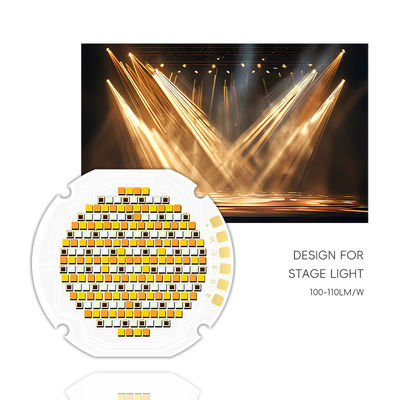 Chip LED COB Inteligente RGBW Redondo 300W 700W de Alta Potência 36mm 5 em 1 Cor 110LM/W para Luz de Cinema