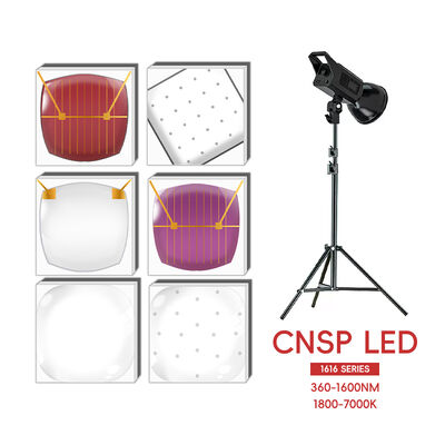 LEARNEW Chip LED ALN Cobre Alta Potência 3W/2W Espectro Misto 365nm UV & 1600nm IR Esfera 120 1.6mm 2.8-3.4V 1800K-700K Ra70