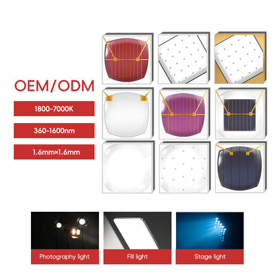 Chip LED LEARNEW de Alta Potência 2W/3W Temperatura de Cor Personalizável 1800K-7000K 2.8-3.4V Ângulo de Visão de 120 Corrente Constante