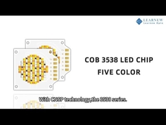 Cinco cores LED Cob Chip Dimmable 350w Rgbcw Hight Cri 90ra Ncsp Tecnologia para iluminação de palco